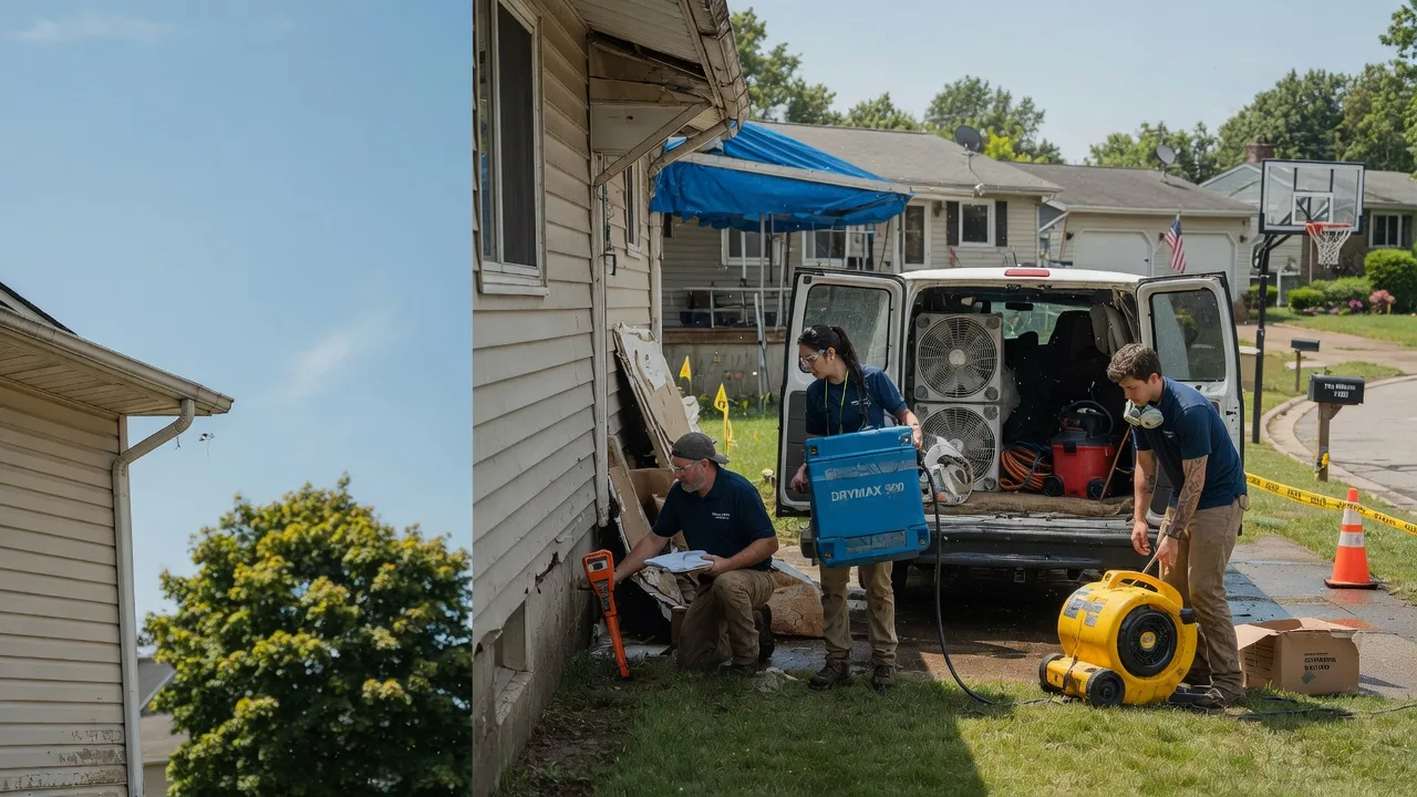 Ceiling Leak Cleanup in Davenport, NE near me