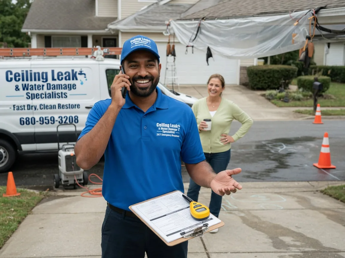 Ceiling Leak Cleanup Davenport, NE FAQs